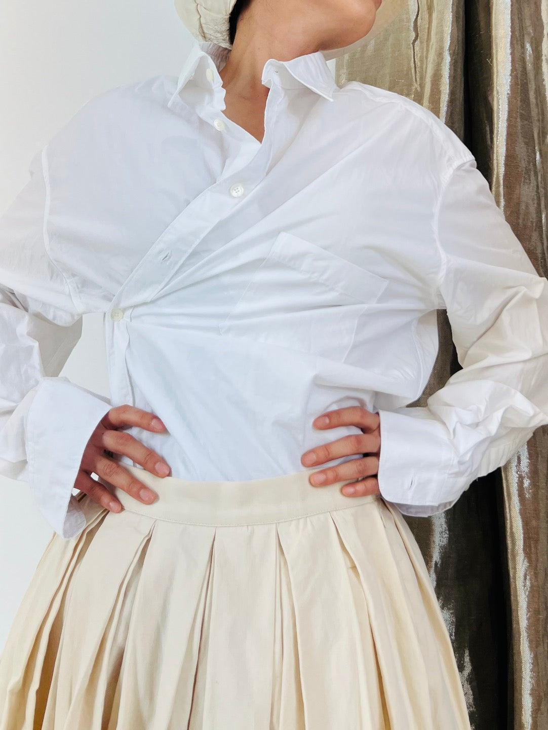 LUCY OVERSIZED SHIRT WHITE