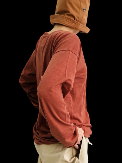 STELLAR POCKET T-SHIRT RUST