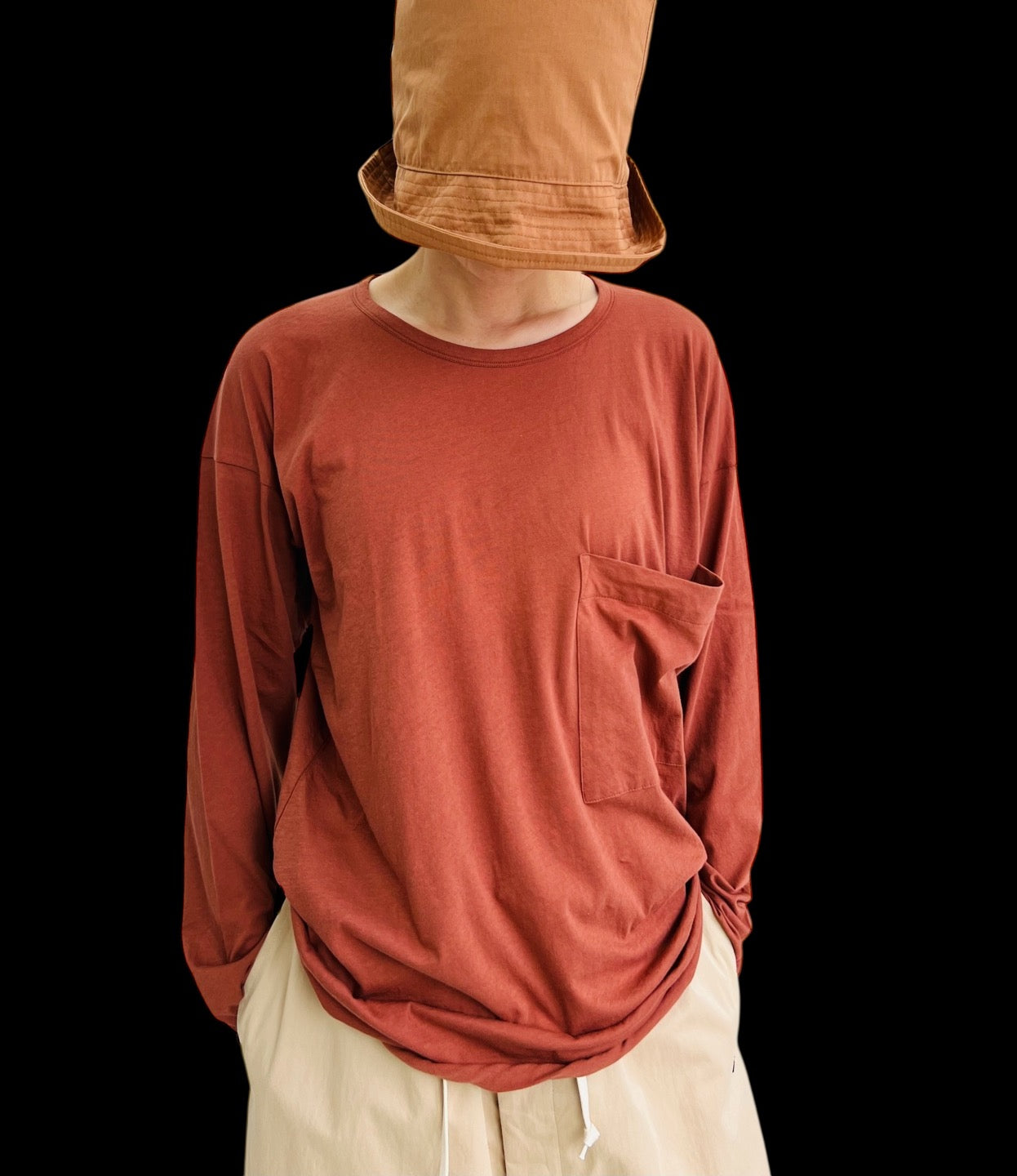 STELLAR POCKET T-SHIRT RUST