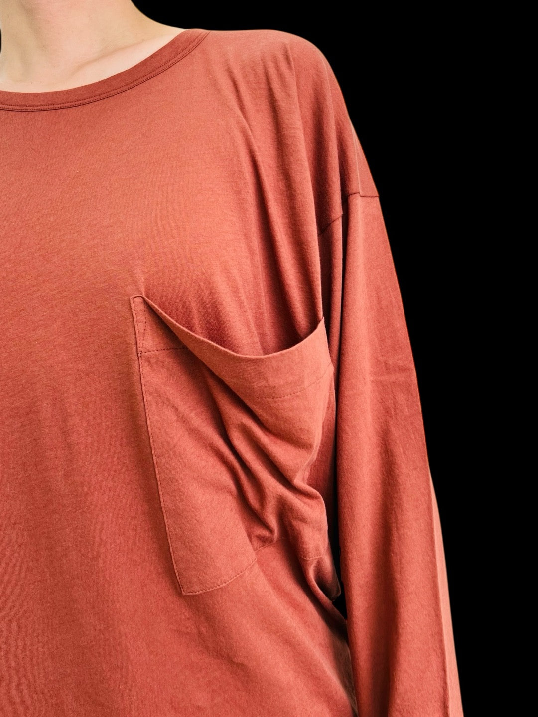 STELLAR POCKET T-SHIRT RUST