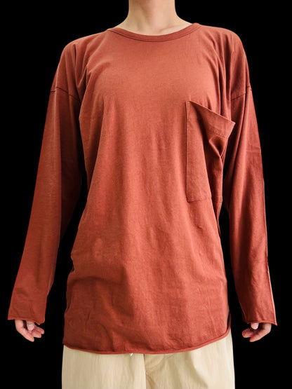 STELLAR POCKET T-SHIRT RUST