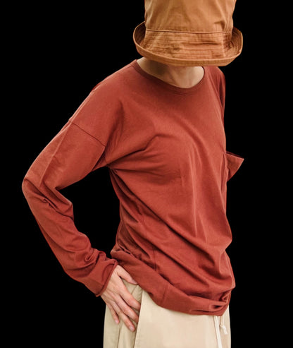 STELLAR POCKET T-SHIRT RUST