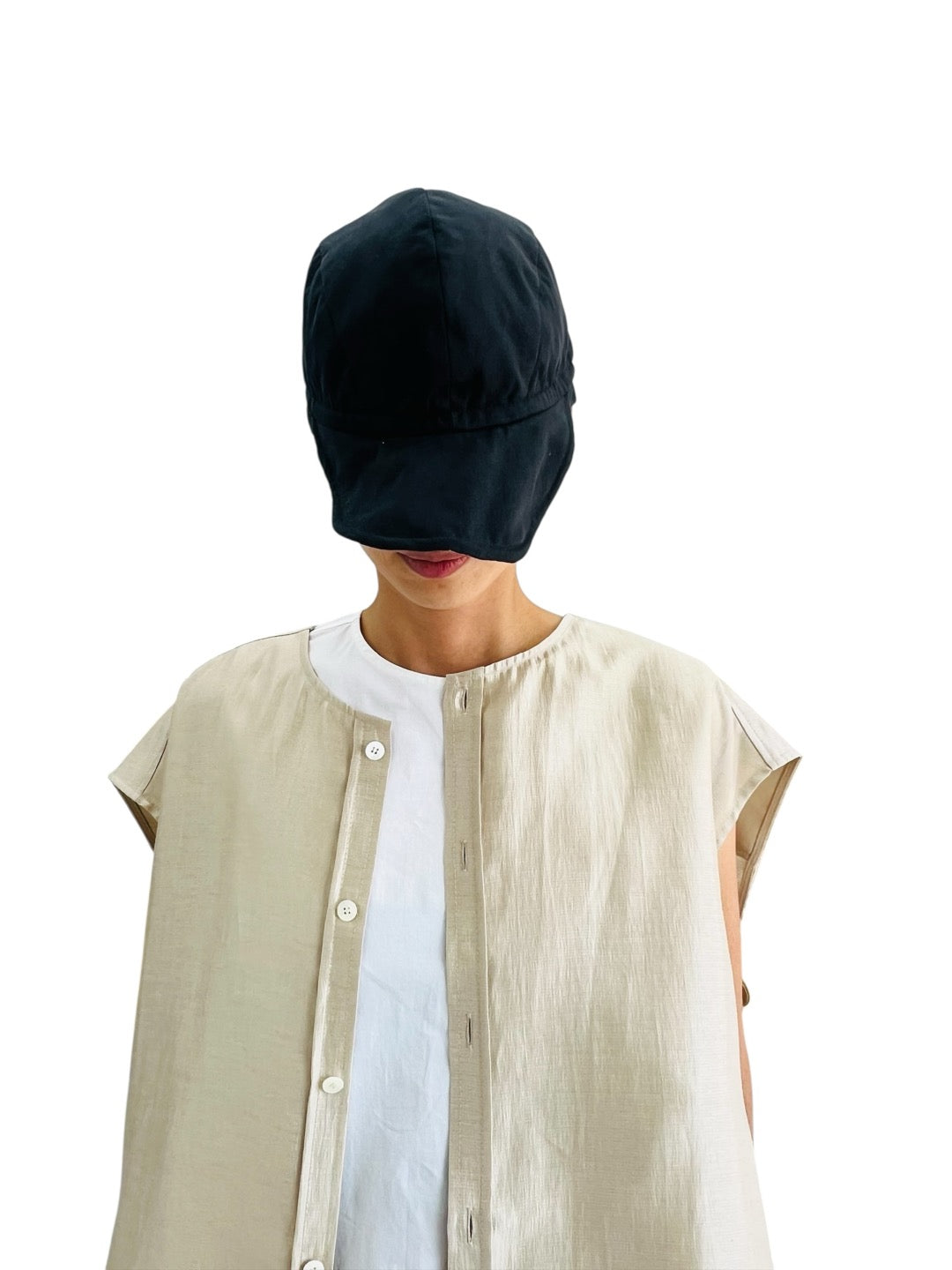 GARDENING PENLICAN HAT CHACOL BLACK