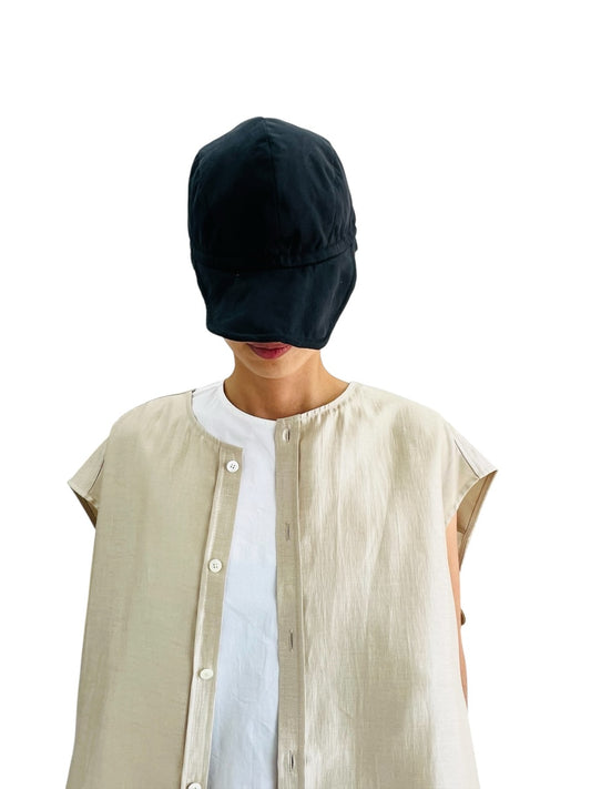 GARDENING PENLICAN HAT CHACOL BLACK