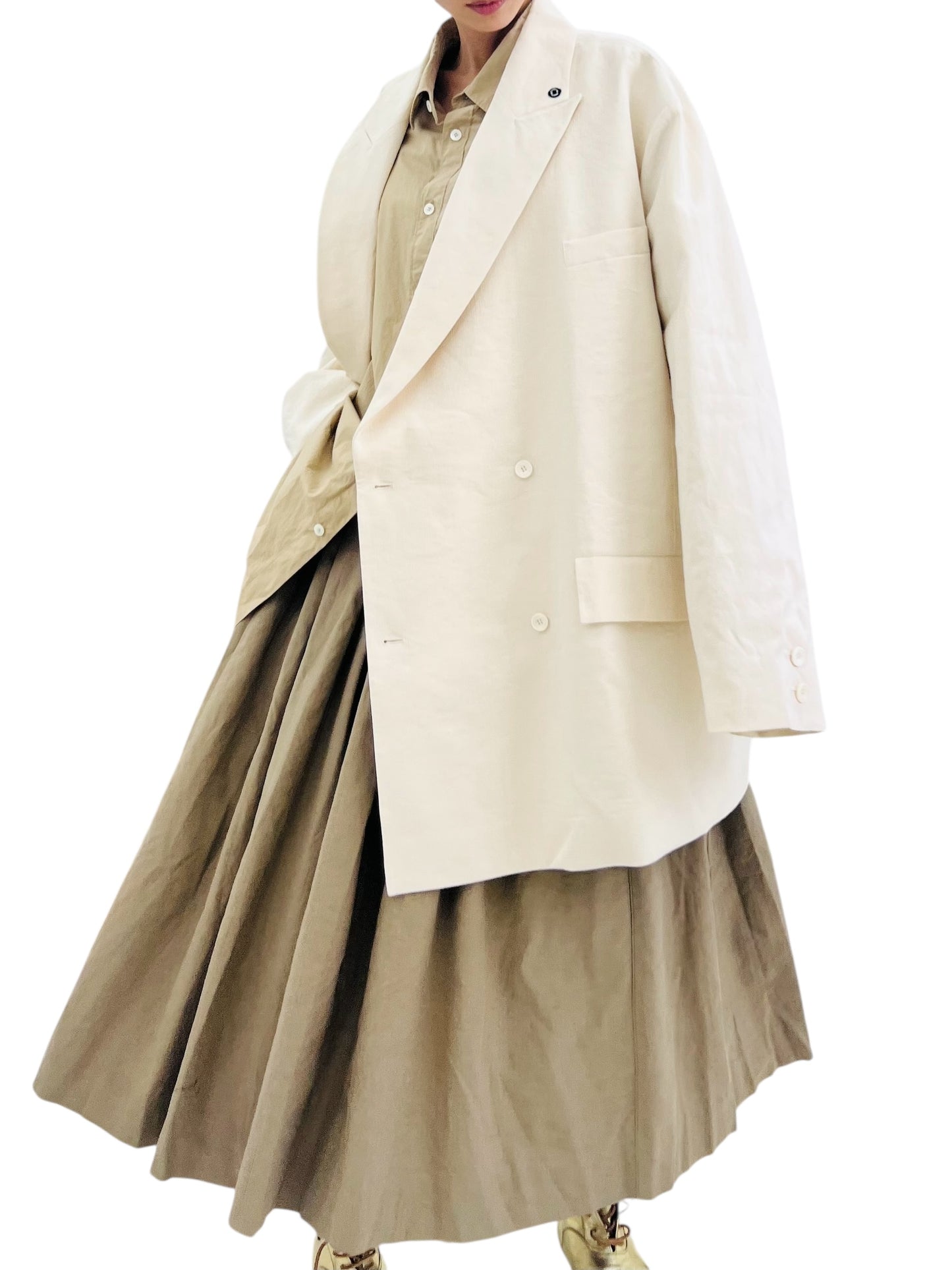 BORN DOUBLE JACKET IVORY