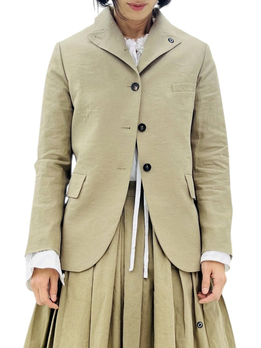 BORN SINGLE SHORT JACKET KHAKI