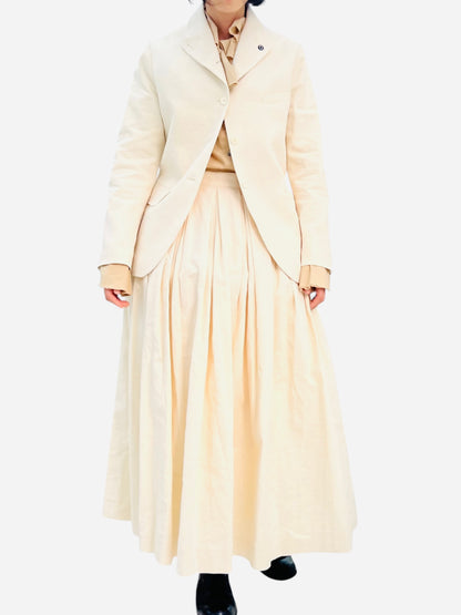 BORN SINGLE SHORT JACKET IVORY