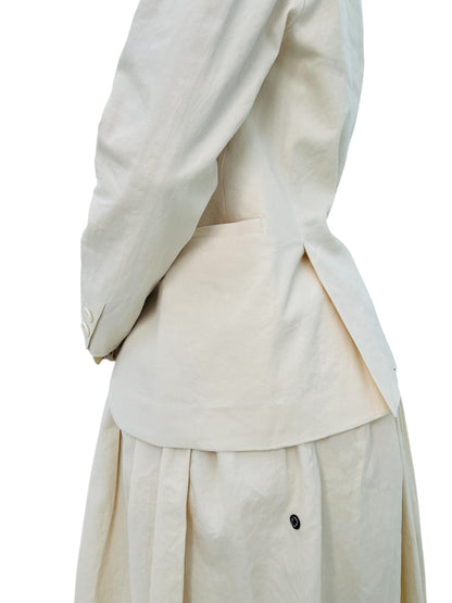 BORN SINGLE SHORT JACKET IVORY