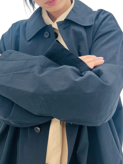 GARDENING LONG WORKING COAT CHACOL BLACK