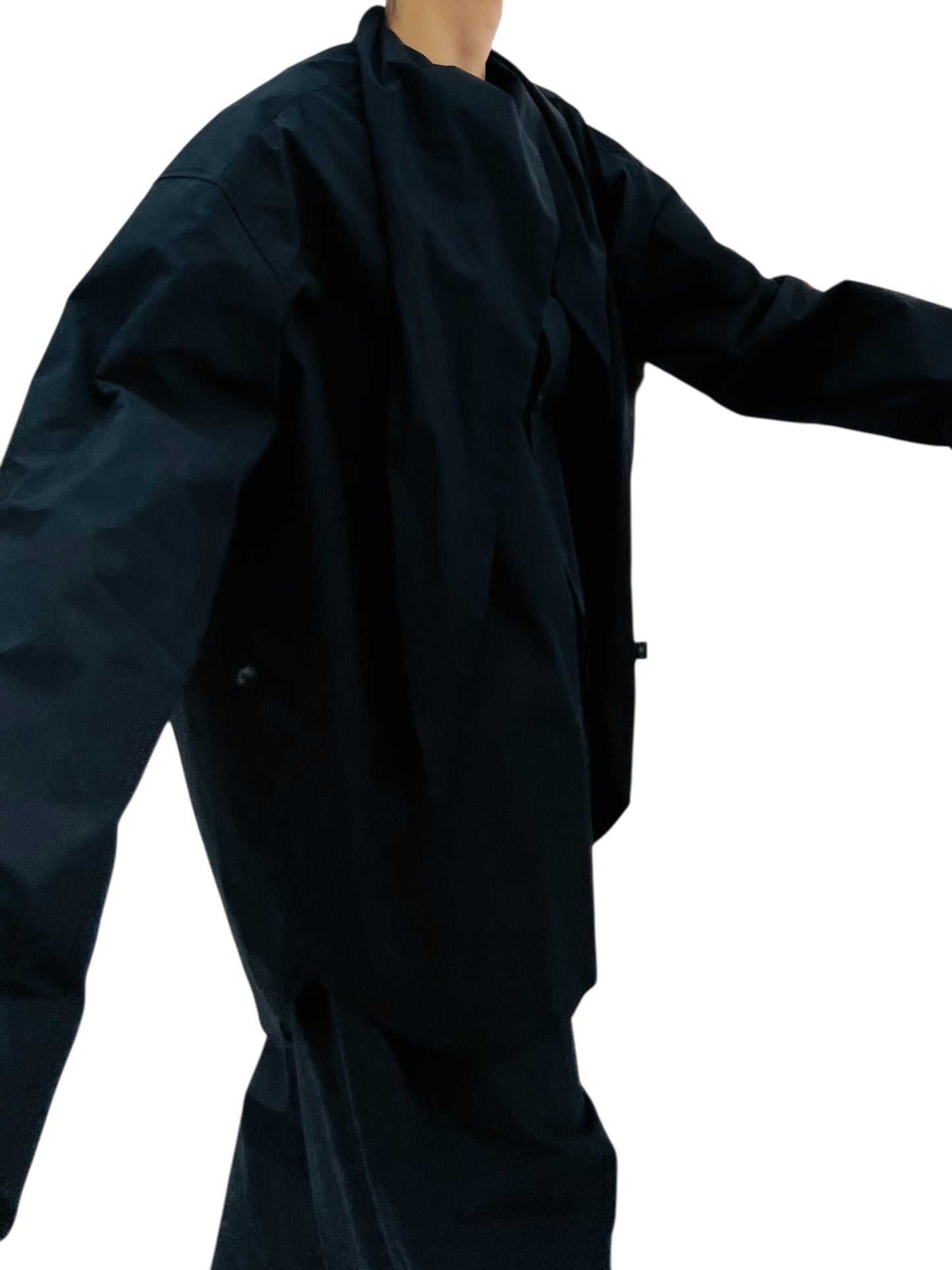 LUCY TIE SHIRT BLACK