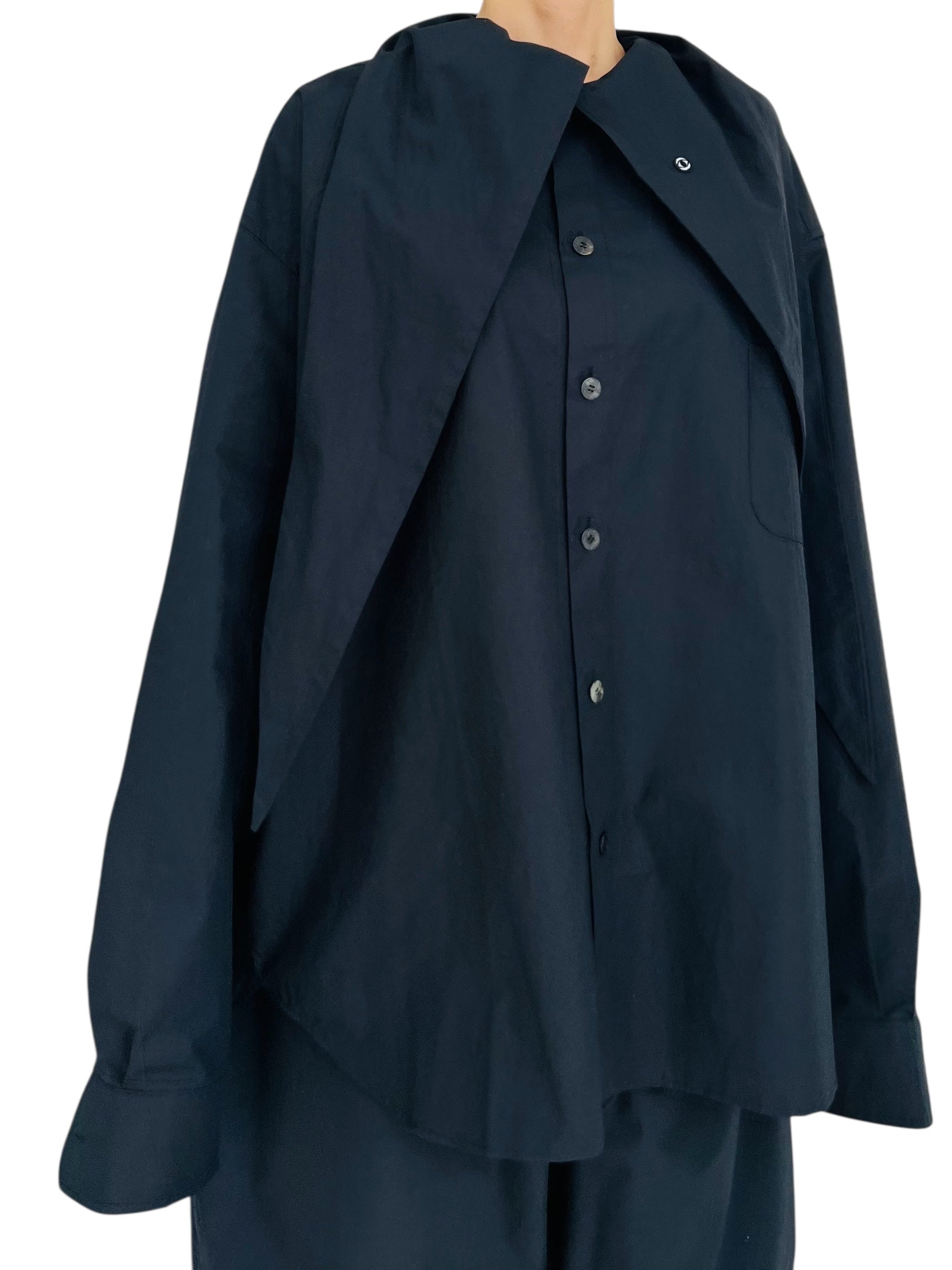 LUCY TIE SHIRT BLACK – LOOLA KOOLA